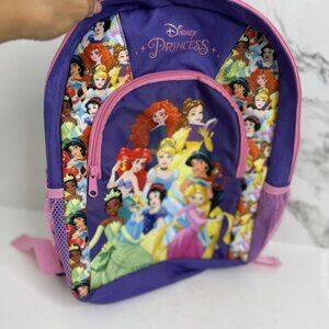 Disney Princess Pink Glitter Girls School Backpack Looks Unused